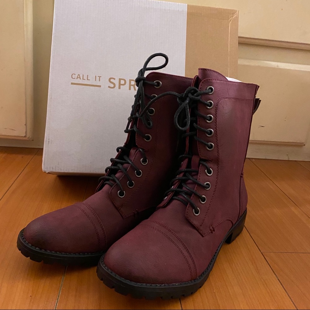 🤩BRAND NEW Burgundy Ankle Boots🤩